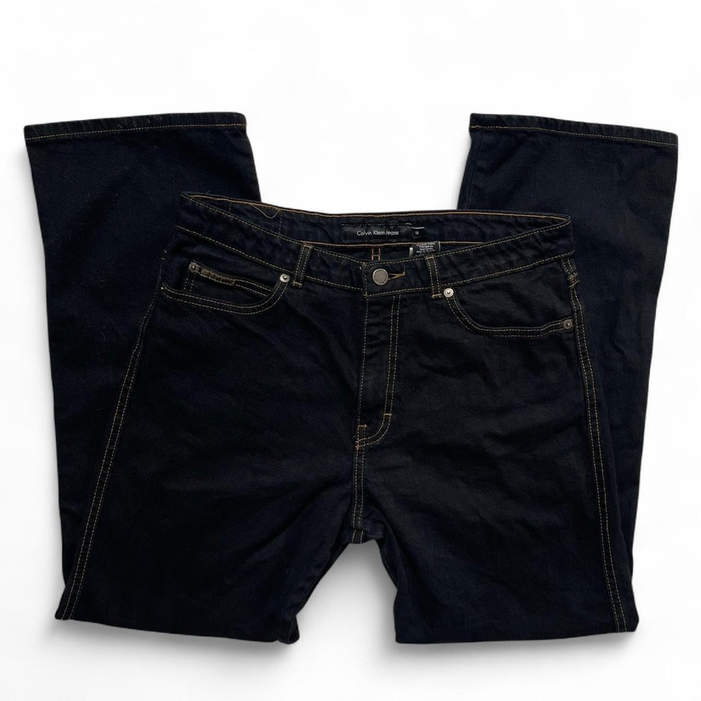 Men's Black Jeans Calvin Klein Jeans Dark Wash Boyfriend Fit